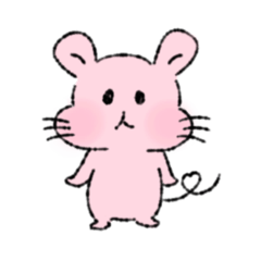 [LINEスタンプ] ゆるゆるはげネズミ