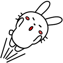 [LINEスタンプ] うさぎのウサリー