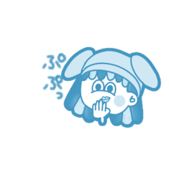 [LINEスタンプ] 日常で使える(青系)