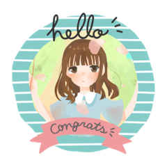 [LINEスタンプ] ゆる女子スタンプラクガキ絵カラフルッ❗️