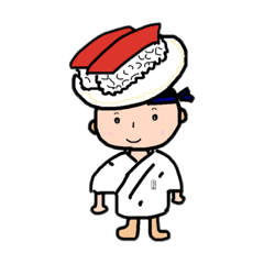 [LINEスタンプ] 寿司仲間