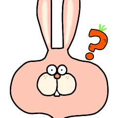 [LINEスタンプ] 言葉のないうさぎ