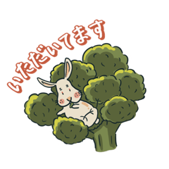 [LINEスタンプ] うさぎのようなリンさん