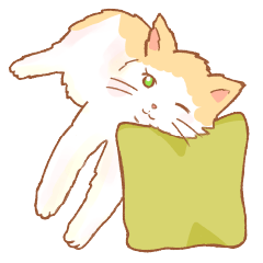 [LINEスタンプ] ノルウェージャンフォレストキャットのキサ