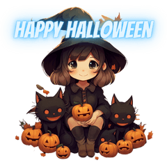 [LINEスタンプ] かわいいハロウィンのスタンプ