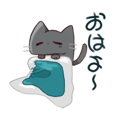 [LINEスタンプ] 子好喜(こずき)と黒の日常 スタンプ