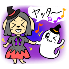 [LINEスタンプ] ハロウィン風ダークかわいいスタンプ