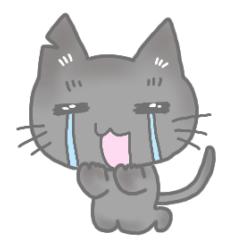 [LINEスタンプ] 近所のくろねこ【推し活】