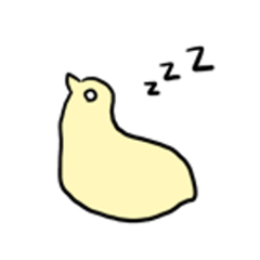 [LINEスタンプ] がんばる ひよこ