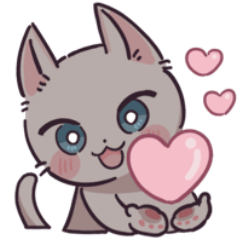 [LINEスタンプ] おすましキャット