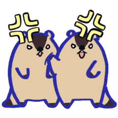 [LINEスタンプ] もこもこマーモット