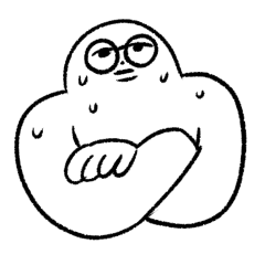 [LINEスタンプ] 肩幅くん オタクエディション