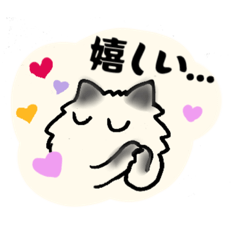 [LINEスタンプ] ネコさん百面相