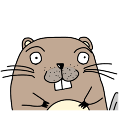 [LINEスタンプ] うざいビーバーVol.1（2がでることはない）
