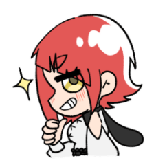 [LINEスタンプ] 赤いあの子