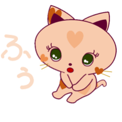 [LINEスタンプ] ネココ〜calikoのハーティ① 毎日+四季