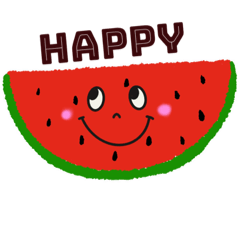 [LINEスタンプ] Happy Fruit Friends