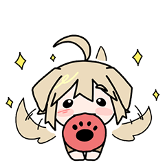 [LINEスタンプ] 君が大好き！ ゴルワン君 (韓国語ver)