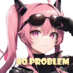 [LINEスタンプ] 最強パンクガール