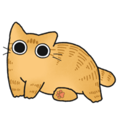 [LINEスタンプ] もちゃねこ茶トラ【文字なし】