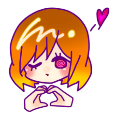 [LINEスタンプ] monamoon☆もなちゃんスタンプ