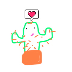 [LINEスタンプ] ちょっとトゲのあるサボテンくん