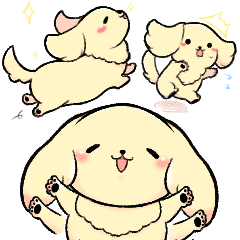 [LINEスタンプ] ミニチュアダックスフンドのなな