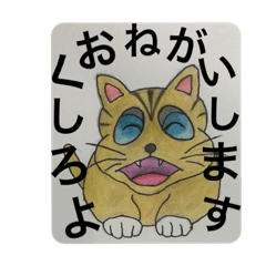 [LINEスタンプ] おおさかねこちゃん7