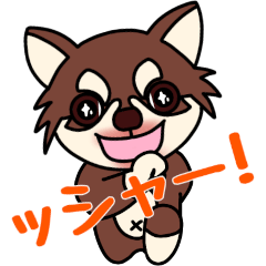 [LINEスタンプ] チワワのこころ 応援