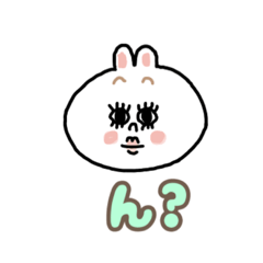 [LINEスタンプ] パチクリうさるん