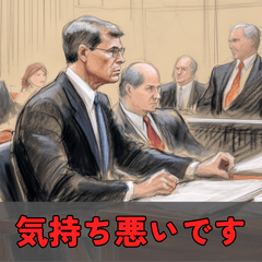 [LINEスタンプ] 裁判風に煽る