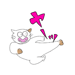 [LINEスタンプ] わなわなねこ2