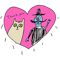 [LINEスタンプ] ネコと紳士