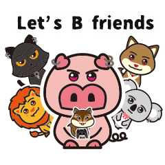 [LINEスタンプ] B friends