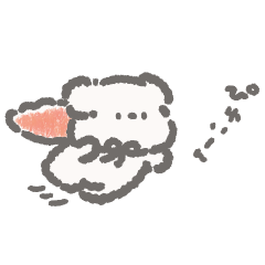 [LINEスタンプ] ぽふぽふ。