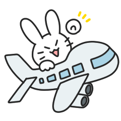 [LINEスタンプ] 旅行を楽しむウサギとネズミ