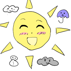 [LINEスタンプ] 毎日使える♪ 可愛いお天気スタンプ