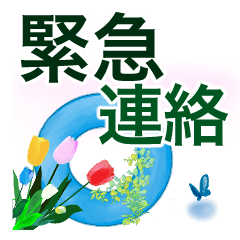 [LINEスタンプ] 緊急連絡【保存版】Revised