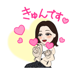 [LINEスタンプ] 私そっくり女の子スタンプ