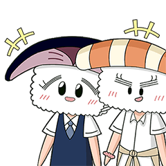 [LINEスタンプ] すしどる！スタンプ②