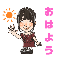 [LINEスタンプ] はな似顔絵スタンプ