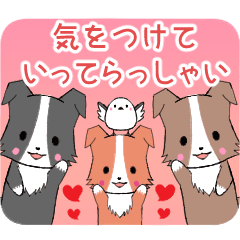 [LINEスタンプ] ちびボーダーズ2【日常(敬語)】