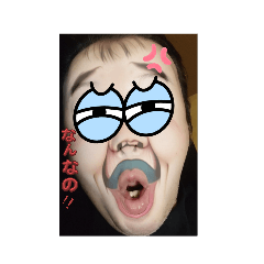 [LINEスタンプ] full of funny faces変顔がいっぱいB改