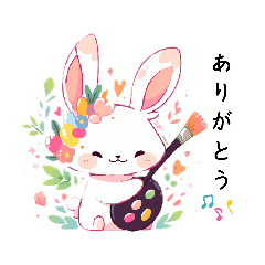 [LINEスタンプ] お絵描きはなうさ