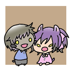 [LINEスタンプ] かわいいあのこたち