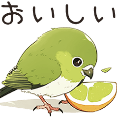 [LINEスタンプ] 小鳥メジロ