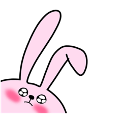 [LINEスタンプ] かまちょうさぎ②