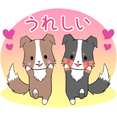 [LINEスタンプ] 動く！ちびボーダーズ1