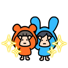 [LINEスタンプ] 毎日使える。ツインズファニー