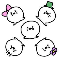 [LINEスタンプ] あざらしとゆかいな仲間たち